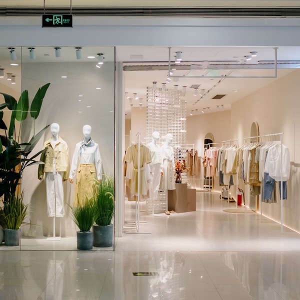 Inline store inside trendy mall